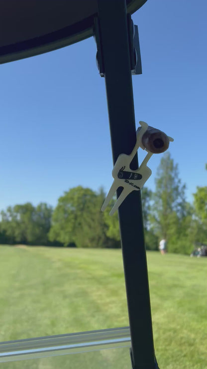 The Cigar Caddy - Magnetic Cigar Clip for the Golf Course